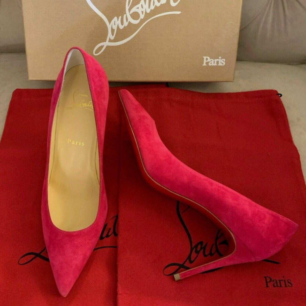 Christian Louboutin Women Kate 89mm High Heel Pump - Rose Pink, Sz 37, Nib! $695